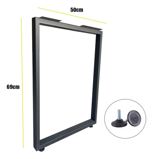 Patas para Escritorio Cuadradas X 2 Unidades