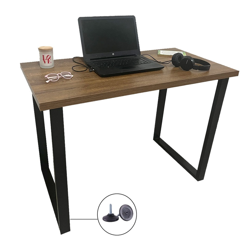 Escritorio de Madera 100 X 52 Cm X 74 / Secillo / Desarmable Marrón Oscuro