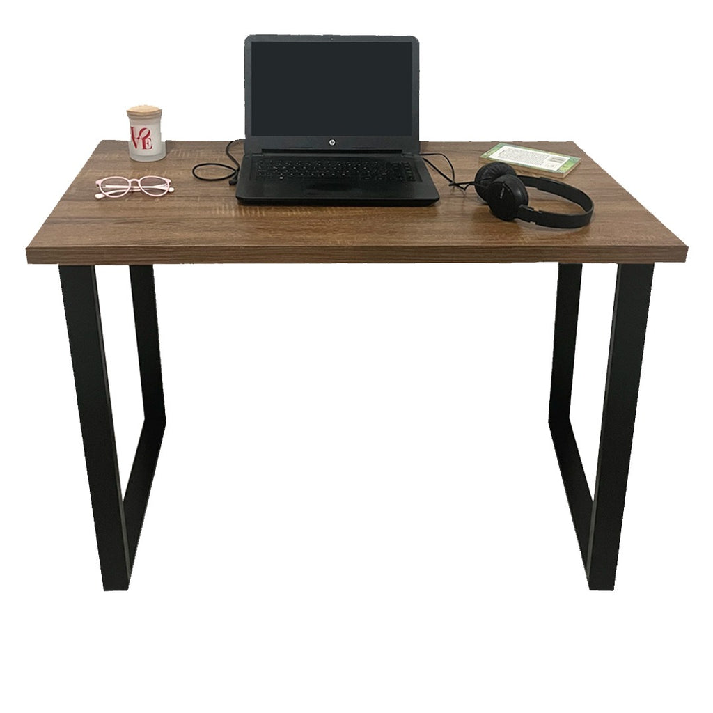 Escritorio de Madera 100 X 52 Cm X 74 / Secillo / Desarmable Marrón Oscuro