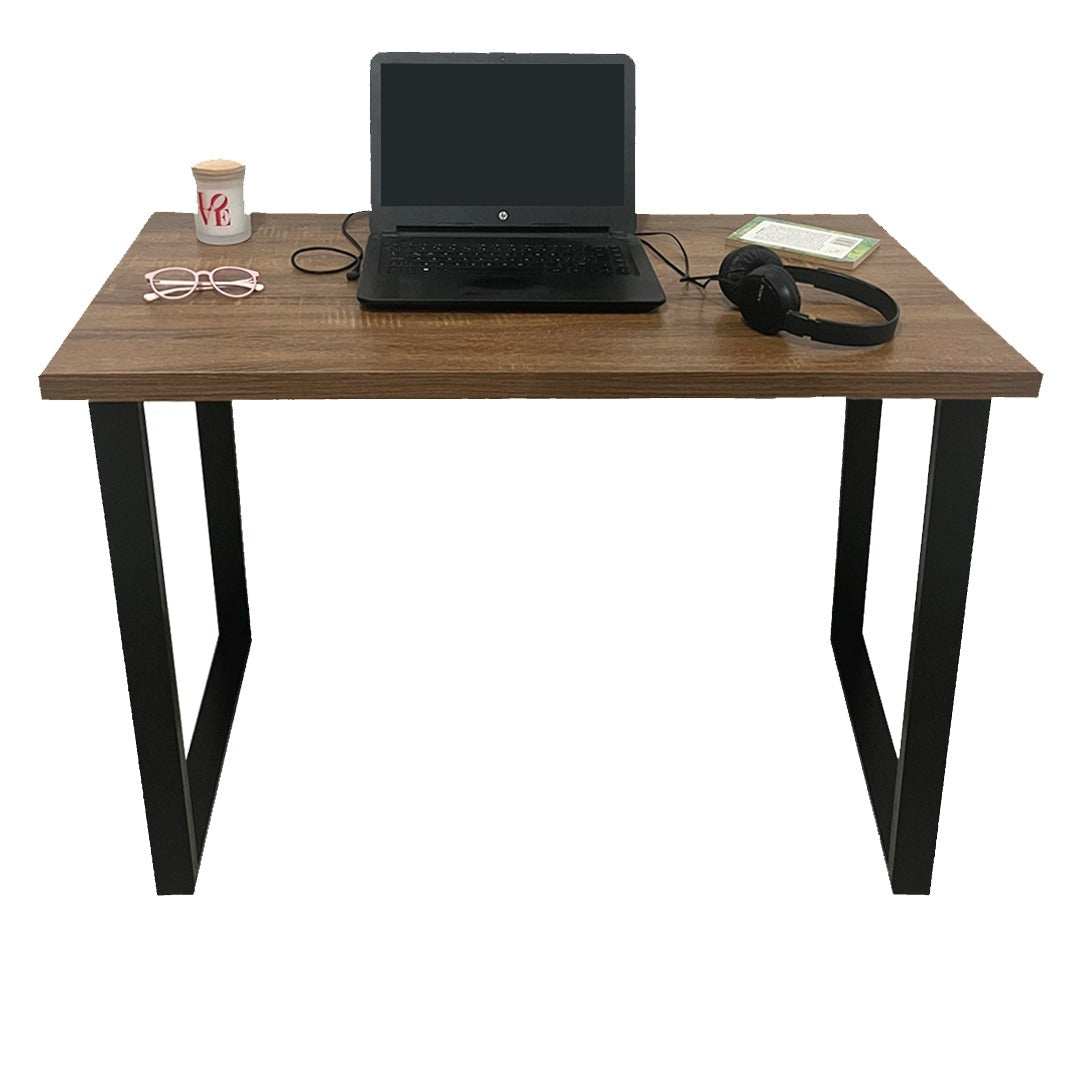 Escritorio de Madera 100 X 52 Cm X 74 / Secillo / Desarmable Marrón Oscuro